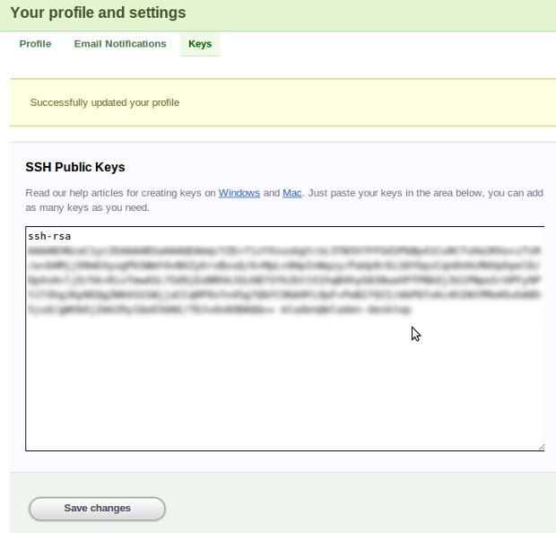 Generate ssh public key